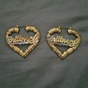 Gold Plated Earrings.